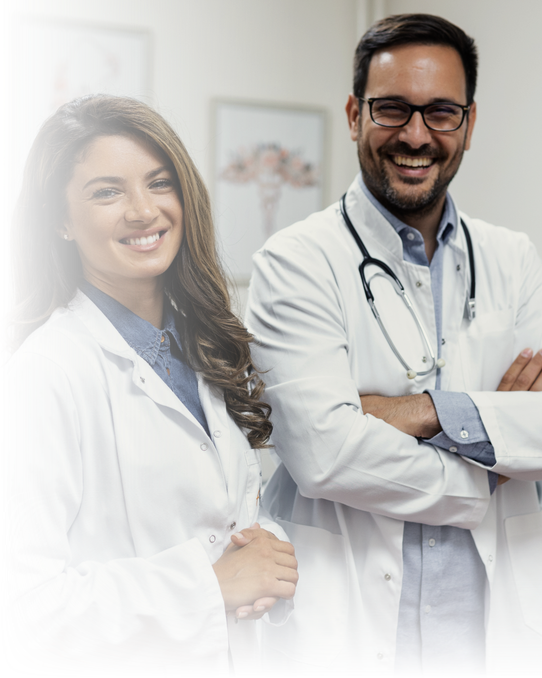 Equipo médico de una clínica